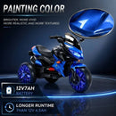12V Battery Operated Kids' Ride-On Motorcycle with Illuminated Wheels
