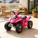 Pink 6V Children’s Electric Quad ATV Ride-On Vehicle