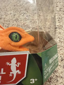 Zuru Robo Alive Interactive Robotic Frilled Neck Lizard Toy for Kids - Orange and Blue