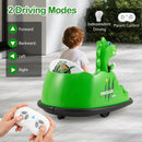 Remote-Controlled Colorful Flashing Light Bumper Car for Kids
