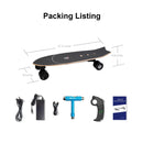 Children's Remote-Controlled Electric Skateboard, 350W Hub Motor, Speeds Up to 12.4 MPH