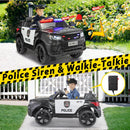 TOBBI Kids Police Car Ride-On with Remote Control for Parents