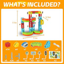 Electric Train Playset with DIY Tracks for Kids Aged 4-8, 82 Pieces
