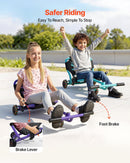 Outdoor Side-to-Side Swing Scooter for Kids - 132LB Capacity Riding Toy