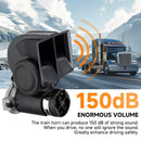 Powerful Compact Electric Train and Truck Air Horn with Button