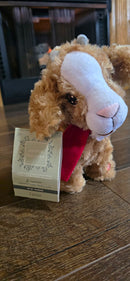 Gemmy Cheerful Holiday Animated Goat Plush Toy "Jingle Bells"