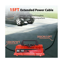 36 Volt Golf Cart Battery Charger with Crowfoot Plug for EZGO TX in Green and Orange