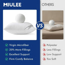 Set of 4 Decorative 18x18 Pillow Inserts with Down Alternative Filling