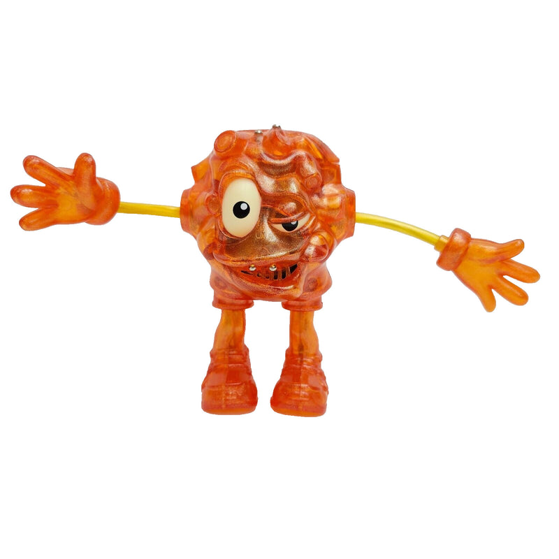 Vintage Orange Tiger Action Figure Toy with Working Features