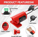 12V Power Adapter for Kids Ride-On Vehicles with Fuse and Switch