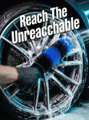 Soft Bristle Brush for Thorough Wheel and Tire Cleaning, 9.5" Length
