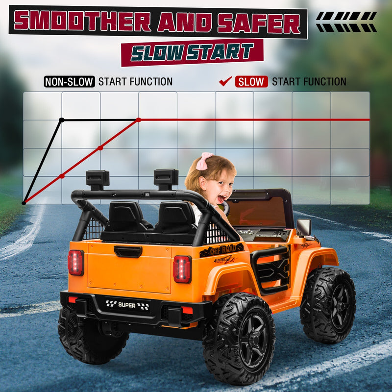 Kids Electric Ride-On Truck 24V 9AH Battery 4WD/2WD Multi-Color Power Car