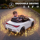 Mercedes AMG CLE 53 Kids Electric Ride-On Car with Remote Control, White
