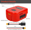 18V to 12V Battery Converter with USB and Type C Ports for Power Wheels