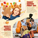 Gfilay Interactive Dancing Turkey Hat with Animated Drumsticks