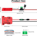 Milwaukee M18 Power Wheel Adapter Kit with 12AWG Wire and Safety Fuses