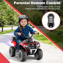 Red 6V Toddler ATV with Remote Control, Spray Feature, and Storage Compartment