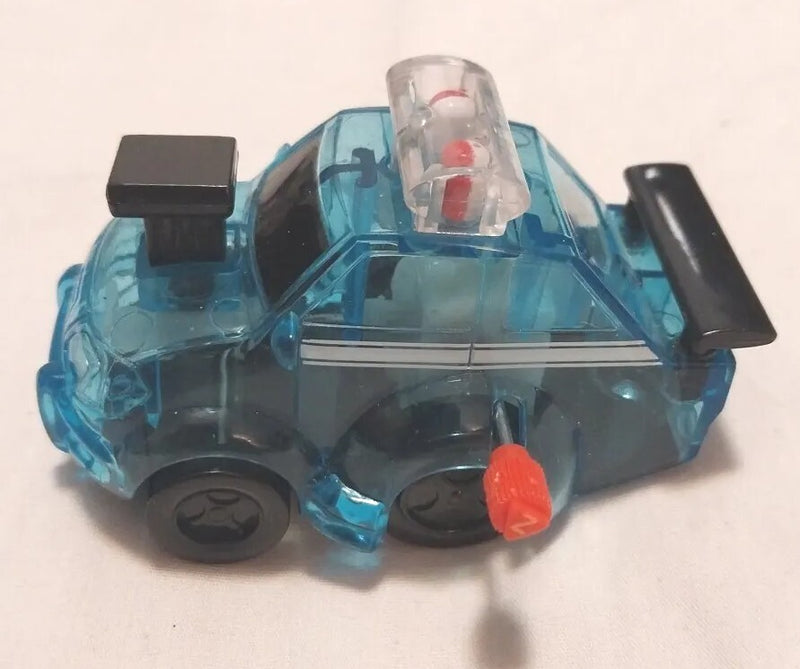 Transparent Wind-Up Police Toy Car
