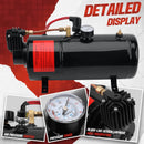 178DB 4-Trumpet Air Horn Kit with 150 PSI for Powerful Sound 12V