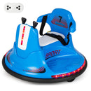 Electric 12V Blue Bumper Car for Kids and Toddlers with 360° Spin Feature