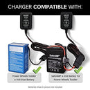 6V Blue Battery Charger for Power Wheels - Model 00801-1457, 1868, 1900, 0336