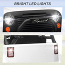 12V Kids Ride-On Truck with Remote Control, Power Wheels, and LED Lights