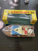 Classic Lang Craft Electric-Powered Model Boat with Motor!