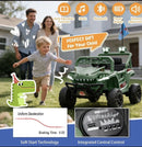 Dinosaur Green 12V Kids Ride-On UTV with Parent Remote and Bluetooth