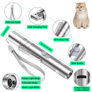Waputne Rechargeable Cat Toy with Green Light, 3 Dynamic Modes, and 5 Engaging Patterns
