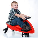 Wiggle Car Ride-On Toy in Red Plastic for Kids Ages 3 and Up, No Batteries Required