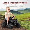 6V Kids Electric ATV Quad Bike with Treaded Tires and Rubber Handles, 1.8M
