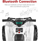 12V Electric Ride-On ATV for Kids - Blue 4-Wheeler Quad Car Toy