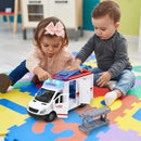Interactive Ambulance Toy for Boys Aged 3-5 with Flashing Lights and Sound Effects