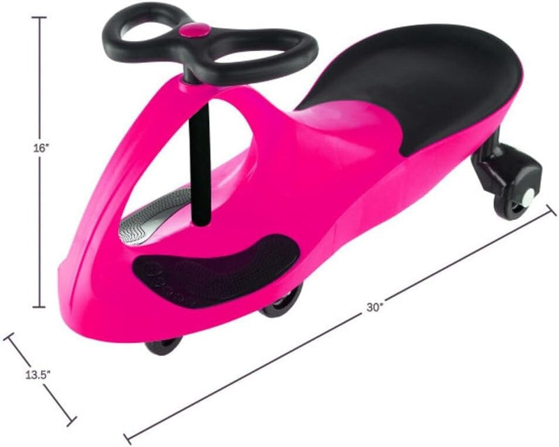Wiggle Ride-On Car for Toddlers in Pink - Enhances Motor Skills with Safe and Fun Play