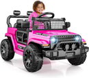 Pink 12V Kids' Ride-On Toy with Parental Remote Control