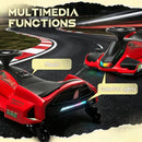 Red 12v Electric Drift Go Kart: Fun Ride-On Toy for Kids with Soft Start and Music Features