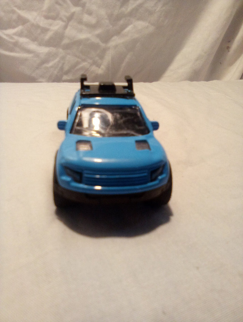 Small Metal Racing Truck Toy with Free Moving Parts 4x1.5x1.5 Inches Made in China