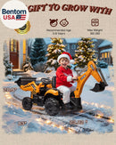 JCB 3CX 24V Licensed Excavator Ride-On Toy for Kids, Backhoe Digger Play Vehicle