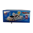 Interactive Police Car Toy with Lights, Music, and 360-Degree Gull Wing Doors for Kids