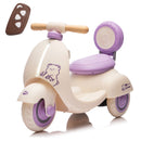 12V Three-Wheeled Electric Motorcycle for Kids Ages 1-3 with Parental Remote and Gentle Start