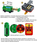 Remote-Controlled Battery-Powered Wooden Train Set