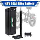 48V 20Ah E-Bike Battery Featuring 30A BMS, Compatible with 250W to 1000W Motors