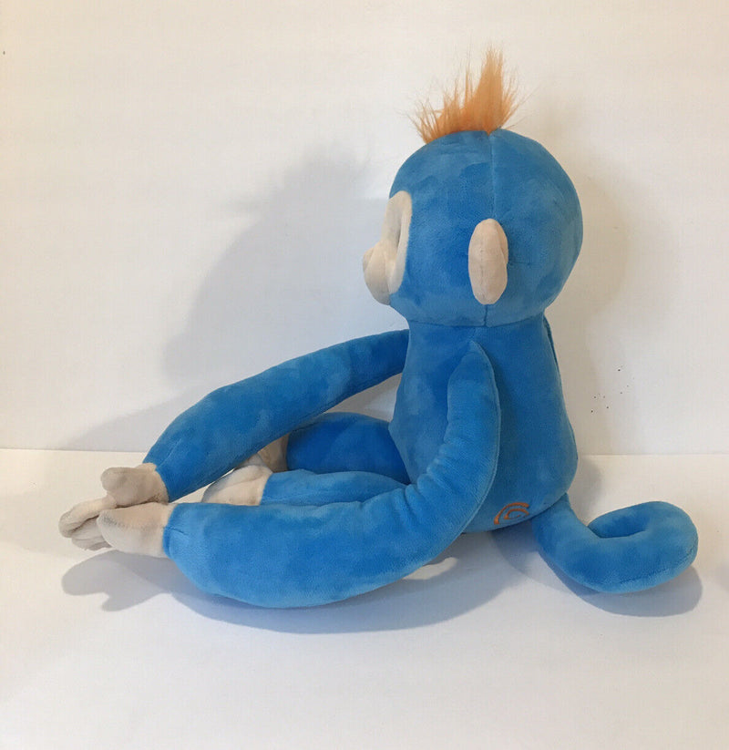 Interactive Blue Monkey Fingerlings Toy with Touch, Sound, and Motion Features