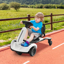 Kids 6V Electric Drift Car Go Kart with 360° Spin in Red