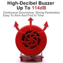 Red Electric Motor Alarm Siren 114dB AC 110V