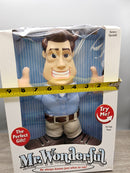 Mr. Wonderful 12" Interactive Talking Doll 2003 Battery-Powered with Phrases NIB