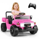 OLAKIDS Toyota 12V Electric Ride-On Car for Kids with Dump Bed
