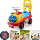 Chic Musical Ride-On Vehicle for Toddlers 19+ with Hidden Storage Compartment