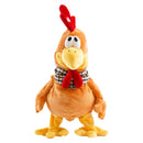 15-Inch Hilarious Singing Rooster Toy with Musical Sounds for Everyone
