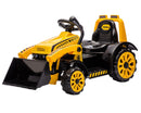 6V Construction Tractor Ride-On with Trailer and Functional Loader